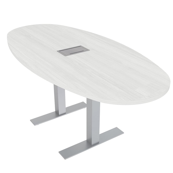 Skutchi Designs 33.5 in W, 69.5 in L, 29 in H, Engineered Wood Top, White HAR-BOVL-34X70-T-ELEC-WHCYPRESS - main